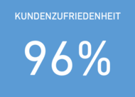 96% Kundenzufriedenheit